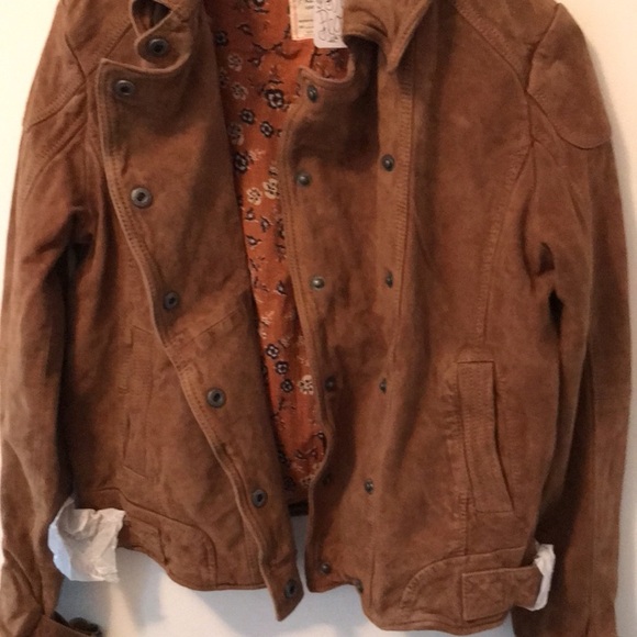 NWT Free People Avis Suede Moto Jacket size Medium - Picture 11 of 17